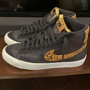 Nike cheetah blazers